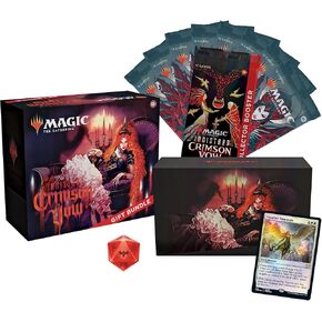 Magic: The Gathering Innistrad: Crimson Vow Gift Bundle | 8 Set Boosters | 1 Collector Booster | Accessories in Saudi Arabia