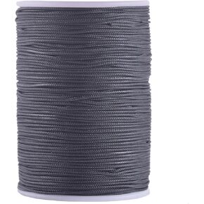 KONMAY 0.5mm Extra Strong Braided Round Waxed Leather Sewing Thread, 141 Yards Army Green Upholstery Waxed Thread with Core for Hand and Machine Sewing, Leather Stitching, Macrame and Jewelry Making in Kuwait