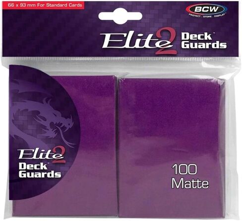 أكمام بطاقات غير لامعة من BCW Elite 2 – التوت (100) in Kuwait