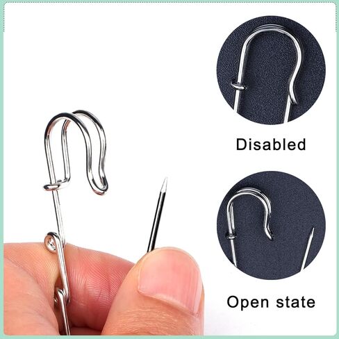 مجموعة صنع بروش ساحرة، دبابيس أمان دبابيس لؤلؤية حلقات القفز المفتوحة المعلقات DIY لصنع المجوهرات وصياغتها in Kuwait