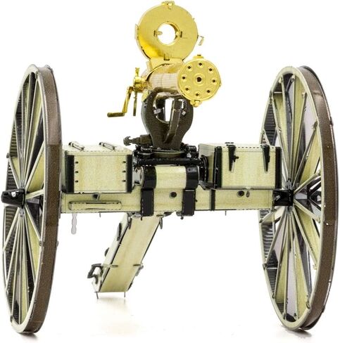 Metal Earth Fascinations Wild West Gatling Gun 3D Metal Model Kit Bundle with Tweezers in Saudi Arabia