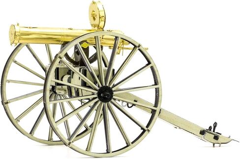 Metal Earth Fascinations Wild West Gatling Gun 3D Metal Model Kit Bundle with Tweezers in Saudi Arabia
