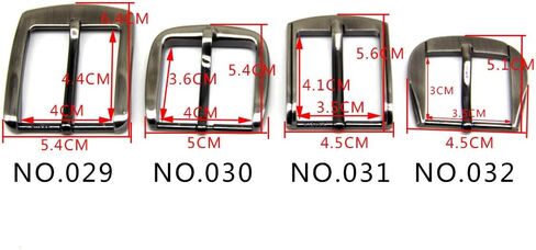 SEMINI 2 قطعة جلدية كرافت DIY حزام الشق دبوس حزام مشبك حزام أبازيم in Kuwait