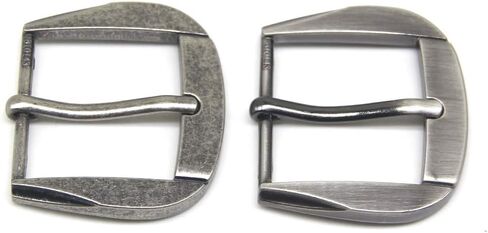 SEMINI 2 قطعة جلدية كرافت DIY حزام الشق دبوس حزام مشبك حزام أبازيم in Kuwait