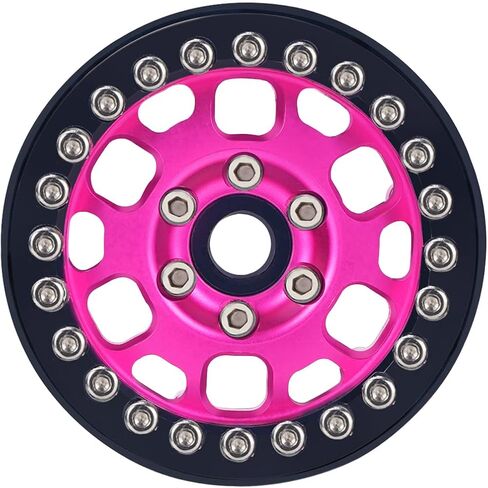 TCRC 4 قطع ألومنيوم 1.9 بوصة محاور عجلات RC Beadlock عالية الكتلة لـ 1/10 RC الزاحف TRAXXAS TRX4 TRX6 محوري SCX10 90046 SCX10 III AXI03007 Tamiya MST in Kuwait