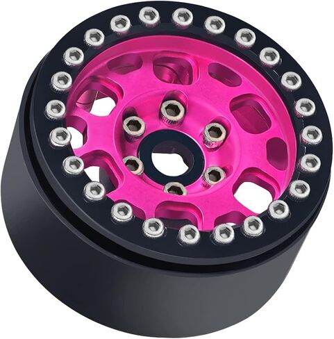 TCRC 4 قطع ألومنيوم 1.9 بوصة محاور عجلات RC Beadlock عالية الكتلة لـ 1/10 RC الزاحف TRAXXAS TRX4 TRX6 محوري SCX10 90046 SCX10 III AXI03007 Tamiya MST in Kuwait