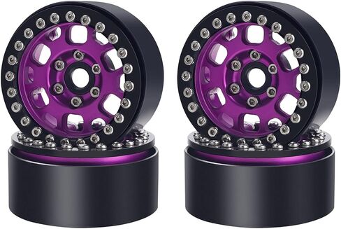 TCRC 4 قطع ألومنيوم 1.9 بوصة محاور عجلات RC Beadlock عالية الكتلة لـ 1/10 RC الزاحف TRAXXAS TRX4 TRX6 محوري SCX10 90046 SCX10 III AXI03007 Tamiya MST in Kuwait
