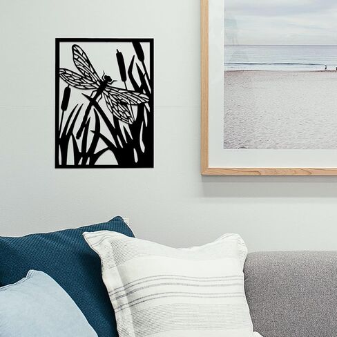 قالب راتنج ديكور الحائط على شكل اليعسوب، مقاس 15 * 11 بوصة، قوالب راتنج ديكور اليعسوب من السيليكون، قوالب راتينج فريدة من نوعها للديكور الداخلي، لغرفة المعيشة وغرفة النوم والمكاتب والأبواب in Kuwait