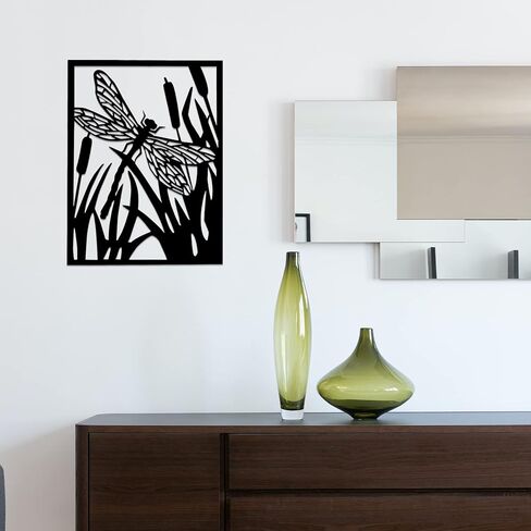 قالب راتنج ديكور الحائط على شكل اليعسوب، مقاس 15 * 11 بوصة، قوالب راتنج ديكور اليعسوب من السيليكون، قوالب راتينج فريدة من نوعها للديكور الداخلي، لغرفة المعيشة وغرفة النوم والمكاتب والأبواب in Kuwait