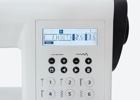 FAMILY 200 PRO|Computerized Household Sewing Machine with Accessory Kit, Foot Pedal, 100 Stitches, Alphabet, Extension Table, Horizontal Rotary Shuttle in Kuwait