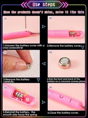 Kasyat 10 Pieces Fiber Optic Light Wand Stick Glow Flashing Wands Fiber Optic Wands LED Flashing Sticks LED Fiber Wands Colorful Flashing LED Wands for Boys and Girls Party Favors (Blue) in Kuwait