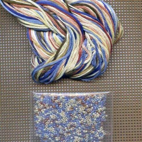 Mary Beaded Counted Cross Stitch Ornament Kit Mill Hill 2012 Nativity Trilogy MH192302 in Saudi Arabia