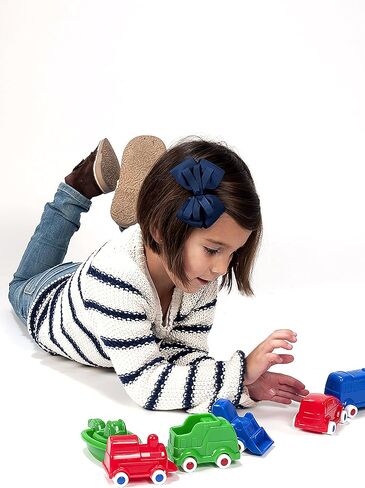Miniland Educational - Minimobil 9 piece set - Durable Assorted Flexible Plastic Toy Cars For Young Children, Safe Non Removable Wheels, Promotes Tactile Skills And Coordination in Saudi Arabia