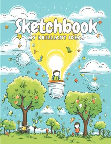 Sketchbook: Drawing Notebook for Kids | My Brilliant Ideas | 100 pages (size 8.5 x 11) in Saudi Arabia
