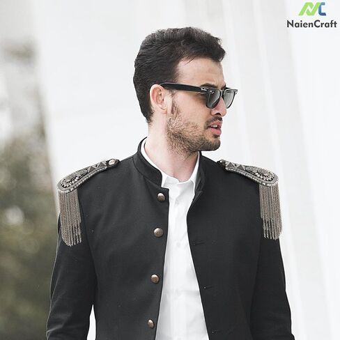 NaienCraft، حزمة من 4 كتاف معدنية بسلسلة ربط شرابة معدنية مع دبابيس in Kuwait