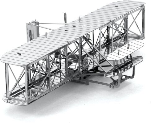 Metal Earth Wright Brothers Airplane 3D Metal Model Kit Bundle with Tweezers Fascinations in Saudi Arabia