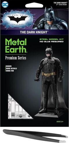 Metal Earth Premium Series Batman The Dark Knight 3D Metal Model Kit Fascinations Bundle with Tweezers in Saudi Arabia