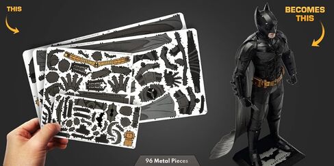 Metal Earth Premium Series Batman The Dark Knight 3D Metal Model Kit Fascinations Bundle with Tweezers in Saudi Arabia