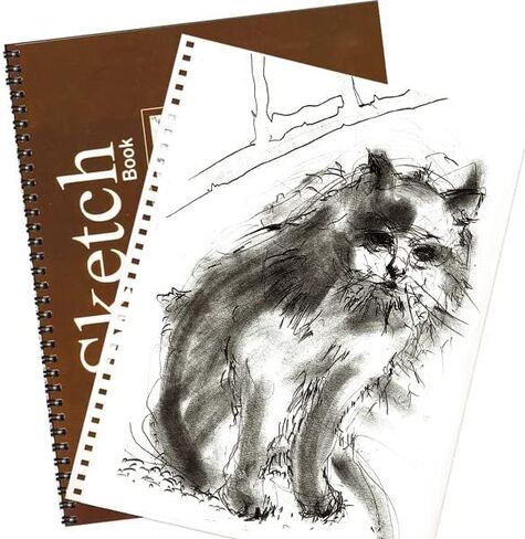 كتاب رسم حلزوني، 3 وسادات رسم للفنانين 30 ورقة لكل منها، كتاب رسم 8.5 بوصة × 11 بوصة، منصات رسم للفنانين البالغين والأطفال المبتدئين، دفتر رسم، لوحة رسم لرسم فن الرسم بالفحم in Kuwait