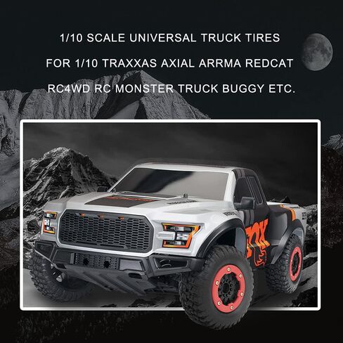 OGRC 4 قطع RC مجموعة عجلات إطارات RC لـ Traxxas 1:10 Slash 4x4 دورة قصيرة إطارات شاحنة عجلة in Saudi Arabia