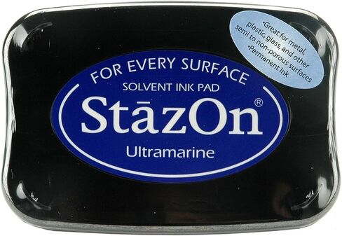 StazOn Color Ink Pad Color: Ultramarine in Saudi Arabia