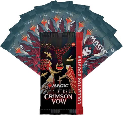 Magic: The Gathering Innistrad: Crimson Vow Gift Bundle | 8 Set Boosters | 1 Collector Booster | Accessories in Saudi Arabia