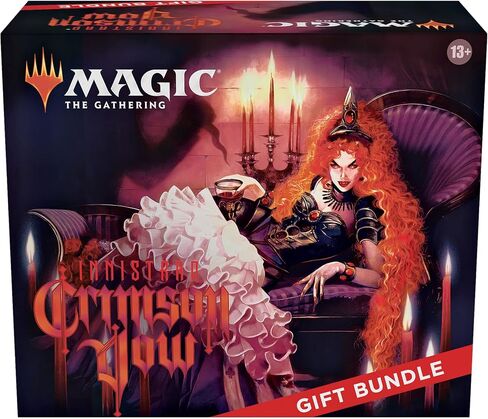 Magic: The Gathering Innistrad: Crimson Vow Gift Bundle | 8 Set Boosters | 1 Collector Booster | Accessories in Saudi Arabia