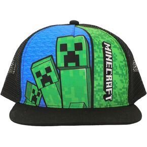 قبعة Minecraft Creepers & Logo للشباب لسائقي الشاحنات متعددة الألوان in Kuwait