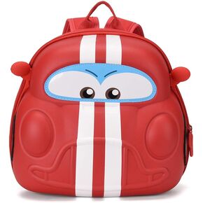 Car Toddler Backpack,Bookbags for Boy Preschool,Kids 3D Cartoon Backpack Daycare(Red) in Saudi Arabia