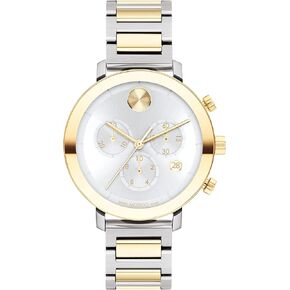 Movado Women's Bold Evolution Two-Tone Stainless Steel Case and Link Bracelet, Two Tone (Model: 3600885) in Saudi Arabia