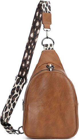 KL928 حقيبة رافعة صغيرة حقيبة صدر للرجال والنساء والرجال من جلد البولي يوريثان حقيبة ظهر كروس مع حزام جيتار حقيبة كتف عادية in Kuwait