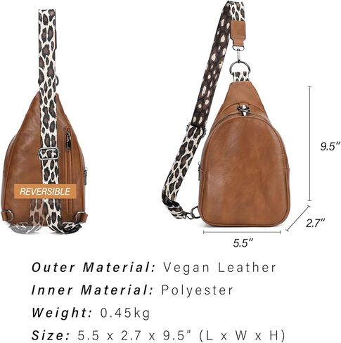 KL928 حقيبة رافعة صغيرة حقيبة صدر للرجال والنساء والرجال من جلد البولي يوريثان حقيبة ظهر كروس مع حزام جيتار حقيبة كتف عادية in Kuwait