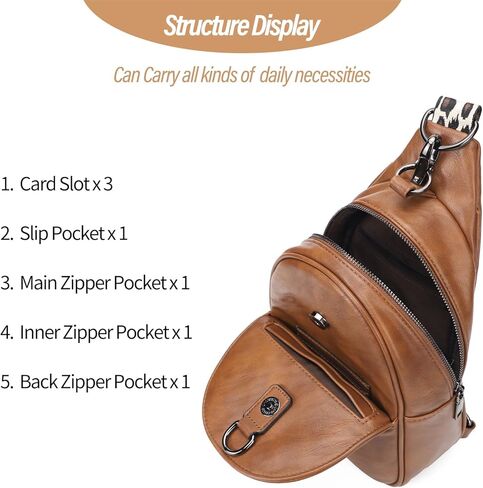 KL928 حقيبة رافعة صغيرة حقيبة صدر للرجال والنساء والرجال من جلد البولي يوريثان حقيبة ظهر كروس مع حزام جيتار حقيبة كتف عادية in Kuwait