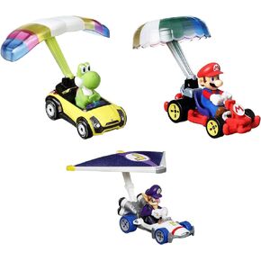Hot Wheels Super Mario Character Car 3-Packs with 3 Character Cars in 1 Set, Gift for Kids & Collectors Ages 3 Years Old & Up in Saudi Arabia