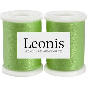 LEONIS Polyester All-Purpose Sewing Threads 110 Yards/100m 2pcs [ 78301 ]
