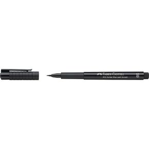 Faber-Castell PITT Artist Soft Brush Pen, Soft Brush Tipped, Black (199) in Kuwait
