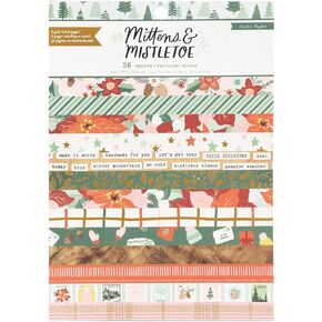 Crate Paper Mittens & Mist Paper 6X8 PAD, Mittens & Mistletoe in Saudi Arabia