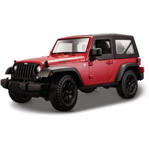 Maisto 1:18 2014 Jeep Wrangler Diecast Vehicle (Colors May Vary) in Kuwait