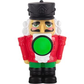 لعبة Hog Wild Holiday Nutcracker Popper - إطلاق كرات إسفنجية يصل طولها إلى 20 قدمًا - مدعومة بالهواء، اضغط على البوب ​​- هدية عيد الميلاد للأطفال - تتضمن 6 كرات إسفنجية ناعمة - للأعمار من 4 سنوات فما فوق in Kuwait
