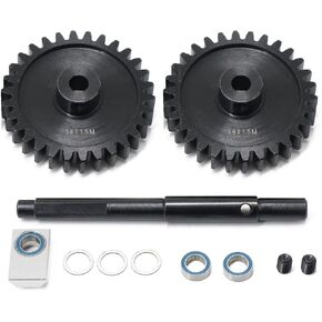 RC Car Gear Kit Set,Harden Steel Gears for Traxxas 1/5 X-MAXX XRT 1.5M 20T-25T-30T-35T Crawler Car Large Transmission Gear Part (30T+30T) in Saudi Arabia