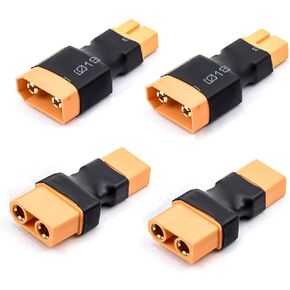 XT90 to XT60 Connector Adaptors for FPV Motors ESC Lipo Battery(4PCS)