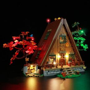 طقم إضاءة LED ANGFJ لنموذج كابينة Lego 21338 A-Frame (لا يشمل مجموعة Lego) in Kuwait