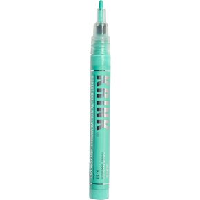 قلم طلاء فضي Krink K-11 - علامات طلاء أكريليك للفنون الجميلة نابضة بالحياة وغير شفافة - علامات فنية للأسطح البلاستيكية المطلية بالورق والمزيد - علامات جرافيتي لكتابة الرسم والرسم in Saudi Arabia