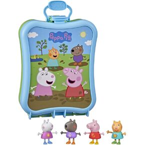Peppa Pig Peppa's Carry-Along Friends Set, 4 Figures with Carrying Case, Preschool Toys for Classroom, Back to School Gifts for Kids, Ages 3+ in Kuwait