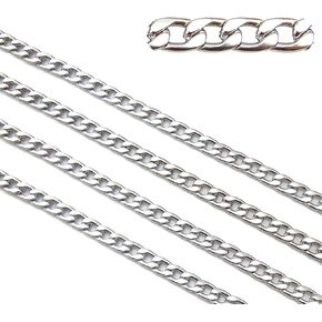 نتائج سلاسل فيجارو من الفولاذ المقاوم للصدأ بطول 5 أقدام مناسبة لصنع المجوهرات وDIY (SC-1007-G)