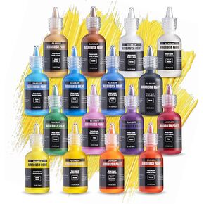 مجموعة طلاء البخاخة من جاهليري، 16 لون، الوان البخاخة من الاكريليك المائي، الوان غير شفافة ومعدنية ولون لؤلؤي وألوان نيون، مجموعات رسم للفنانين والطلاب المبتدئين in Kuwait