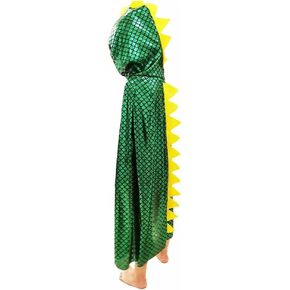Boys Girls Kids Dinosaur Cape Dragon Hooded Cloak Halloween Costume Christmas Fancy Cape Cosplay Costumes