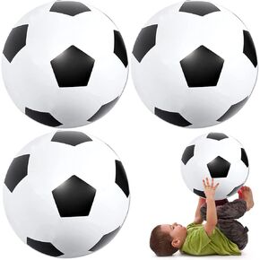 JEKAVA Beach Balls 3Pack - 27" Inflatable Soccer Balls Giant Inflatable Balls, Jumbo Pool Toys Beach Soccer Balls Summer Party Favors Swimming Pool Ball Outdoor Water Game Party Supplies in Saudi Arabia