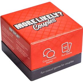 لعبة مضحكة للازواج - 250 بطاقة - مبتدئين للمحادثات، رائعة للمواعيد الليلية، أسئلة رومانسية ومرحة، تحسين التواصل والعلاقات in Kuwait