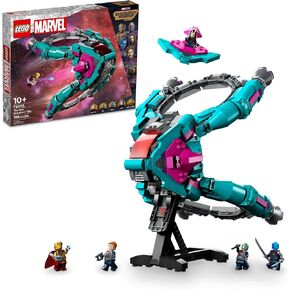 LEGO Marvel The New Guardians’ Ship 76255, Spaceship Building Toy with 5 Minifigures, Collectible Model from Guardians of The Galaxy 3, Displayable Super Hero Gift Idea for Kids and Teens Ages 10+